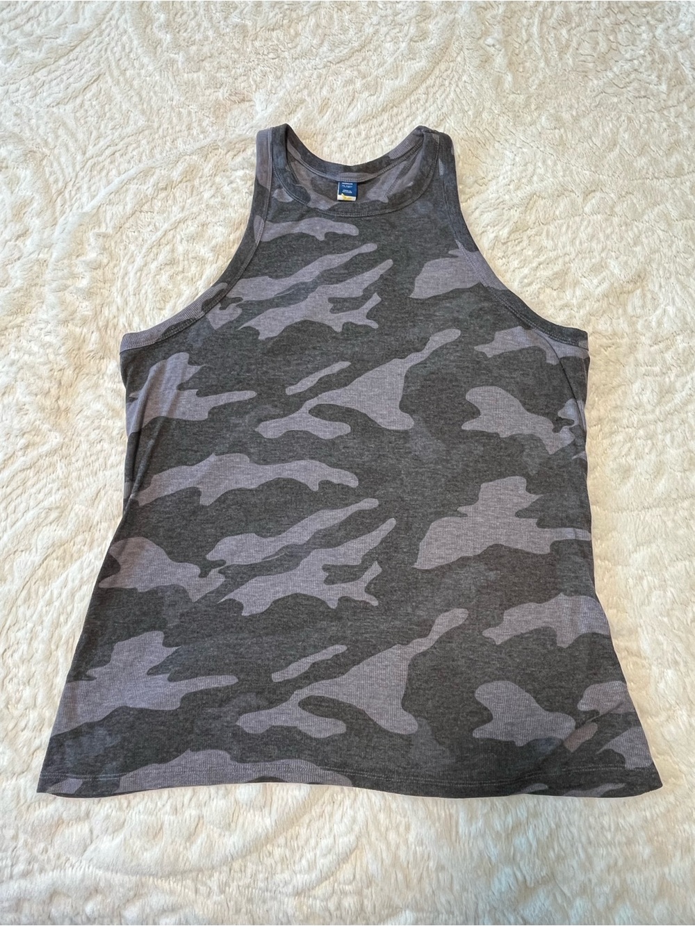 Ultralite XL Tall Heather Gray Camo Tank Top
